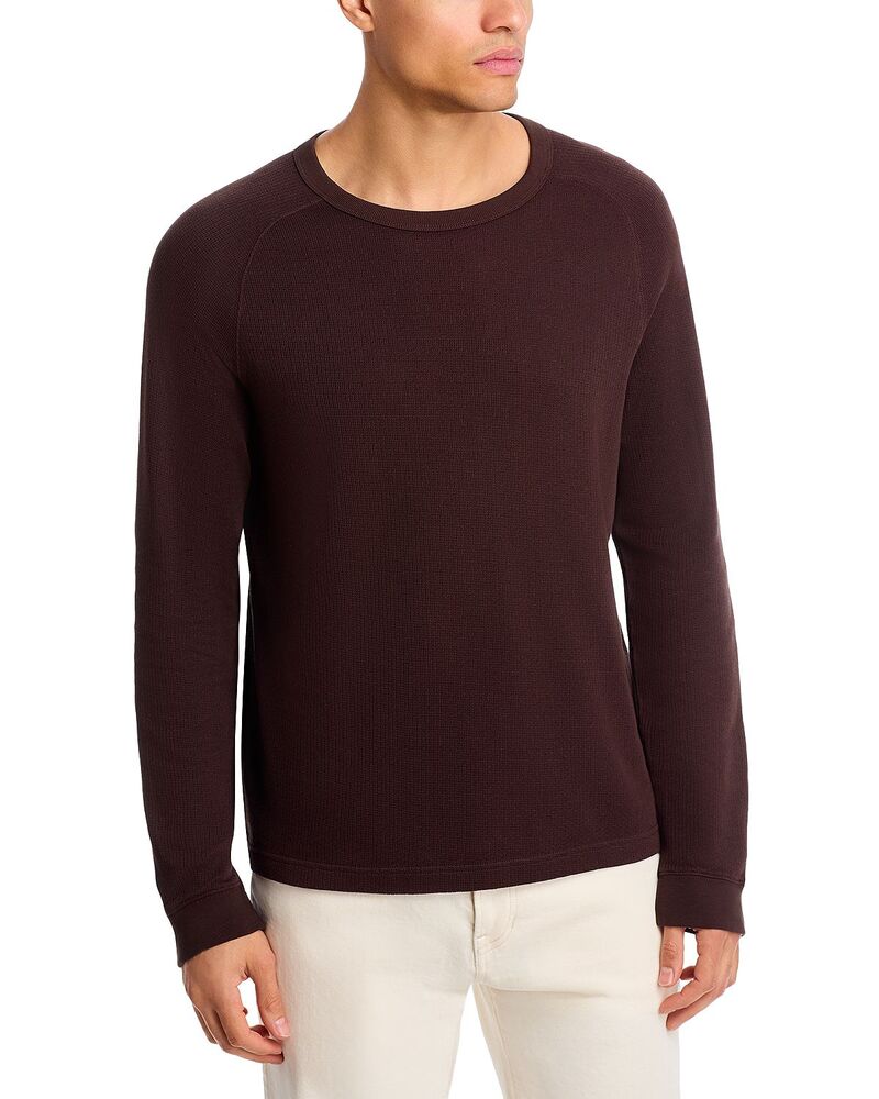 メイドウェル メンズ トップス Tシャツ Madewell Thermalong Sleeve Tee Coffee Bean コーヒー