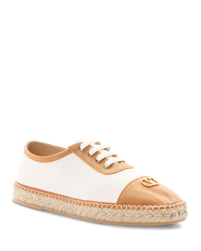 ヴァレンティノ メンズ シューズ スリッポン・ローファー オックスフォード Valentino Garavani Men\u0027s Palm Avenuespadrille Oxford Loafers Ivory/Brown 象牙色