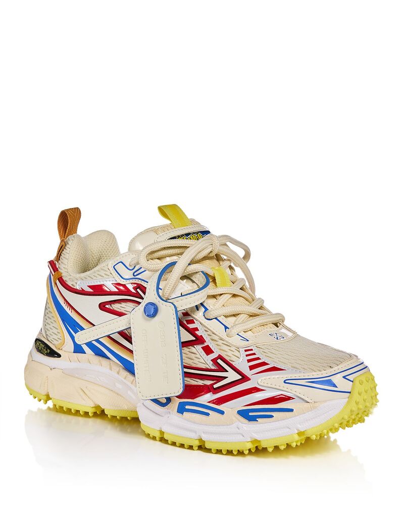 オフ-白いこと メンズ シューズ スニーカー Off-White Men\u0027s Be Right Back Sneakers Blue Red 青色