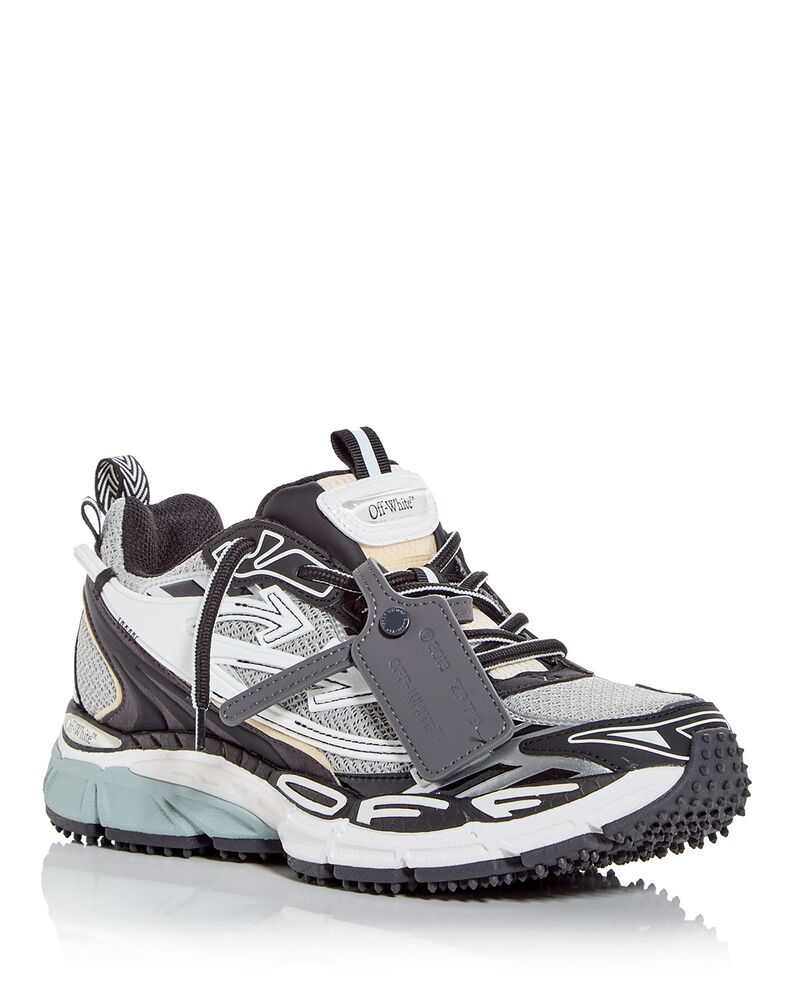 オフ-ホワイト メンズ シューズ スニーカー Off-White Men's Be Right Back Sneakers Grey/White ホワイト｜ReVida 店
