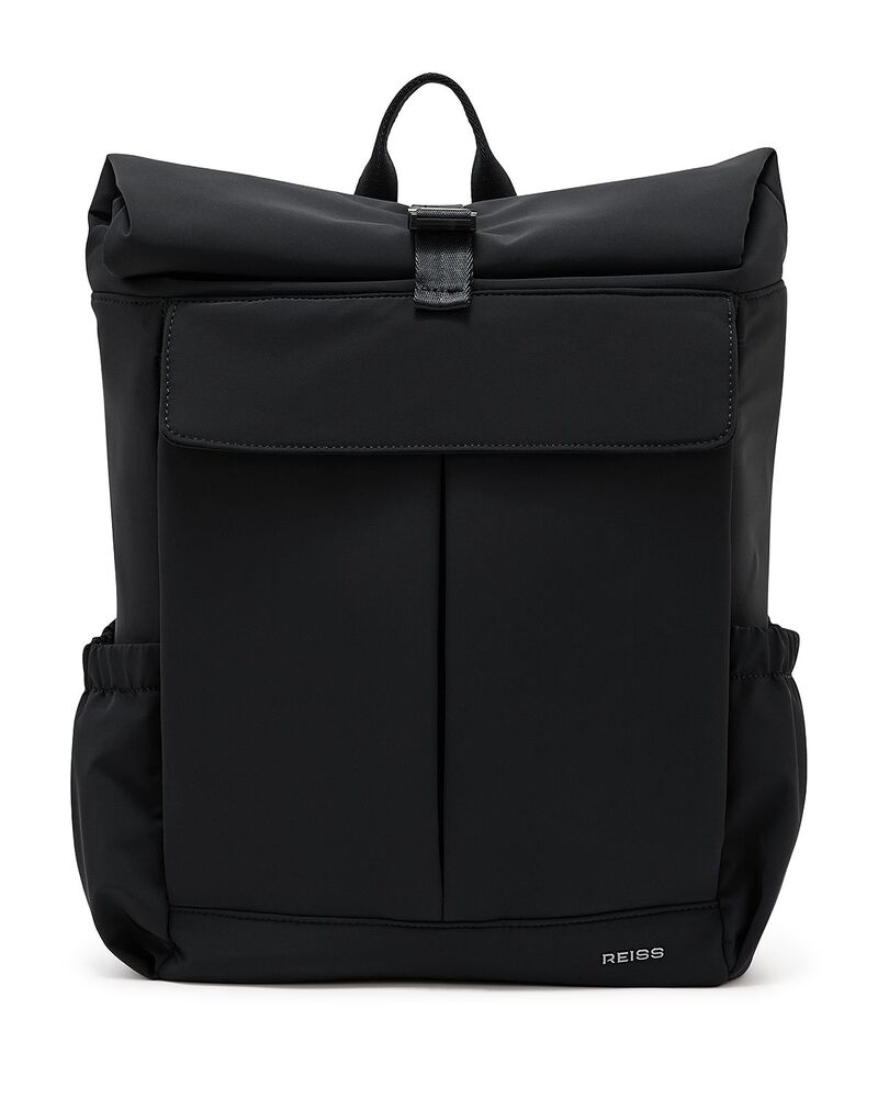 レイス メンズ 御徒面子 うしろ側容器に並べる・背嚢 REISS Rolltop Backpack Navy 米国海軍 メンズバッグ-バッグ