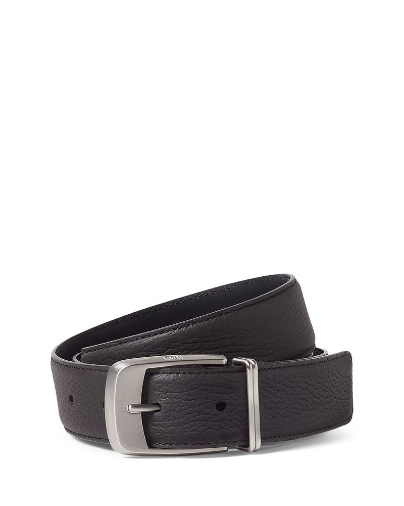 ゼニア メンズ 佩び物 胴締め なめし革 ZEGNA Leather Belt Dark Brown 赤銅色