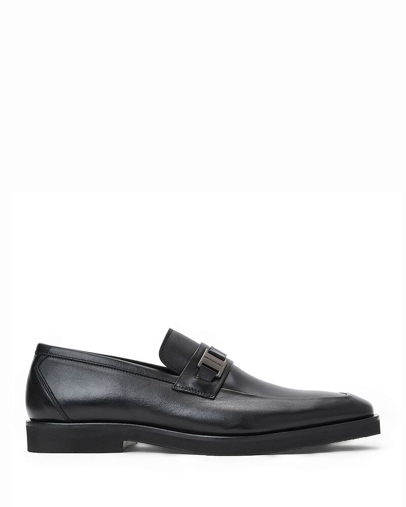 ブルーノマグリ メンズ シューズ スリッポン・ローファー なめし革 Bruno Magli Men\u0027s Roma Leather Loafers Black Calf 黒いこと