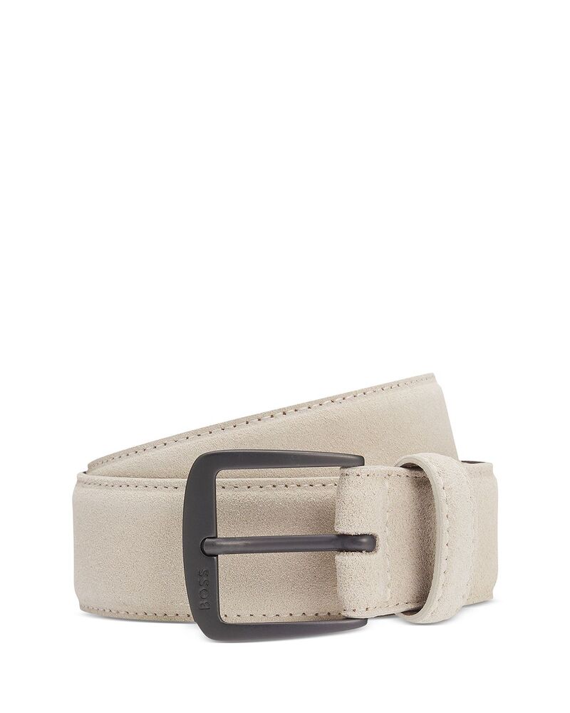 元締め メンズ 付属品 胴締め なめし革 BOSS Men\u0027syhr White Gunmetaleather Belt Open White 白いこと