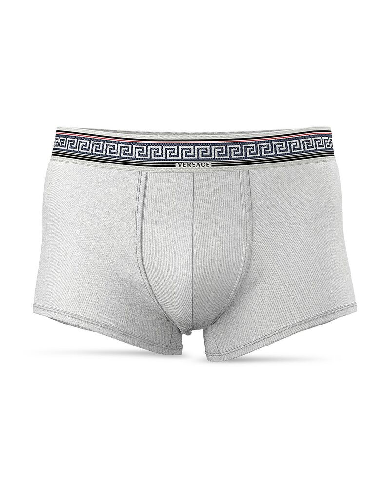 ヴェルサーチ メンズ アンダーお召しもの ボクサーズボン下 Versace Greca Shortrunks Optical White 白いこと