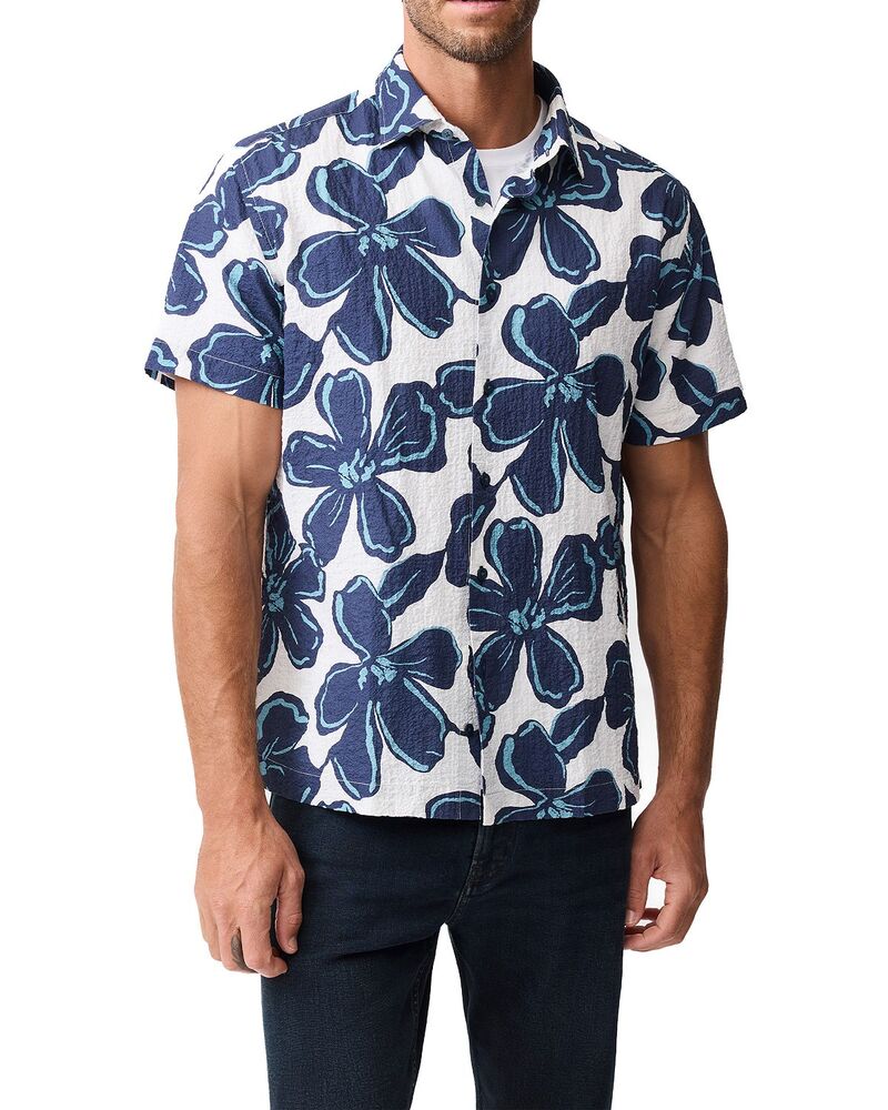 ロッドアンドグン メンズ トップス プルオーバー お花柄 刷り上げる お花 Rodd \u0026 Gunn Hamilton Bay Floral Print Shirt Ink