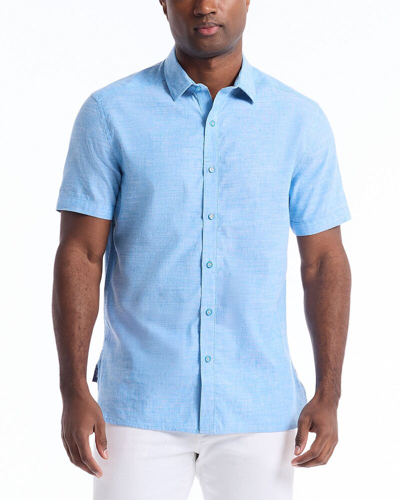 ロバートグラハム メンズ トップス シャツ Robert Graham Sutton Textured Woven Shirt Blue ブルー