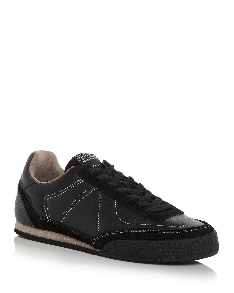 オールセインツ メンズ シューズ スニーカー ALLSAINTS Men\u0027s Harri Sneakers Black 黒いこと