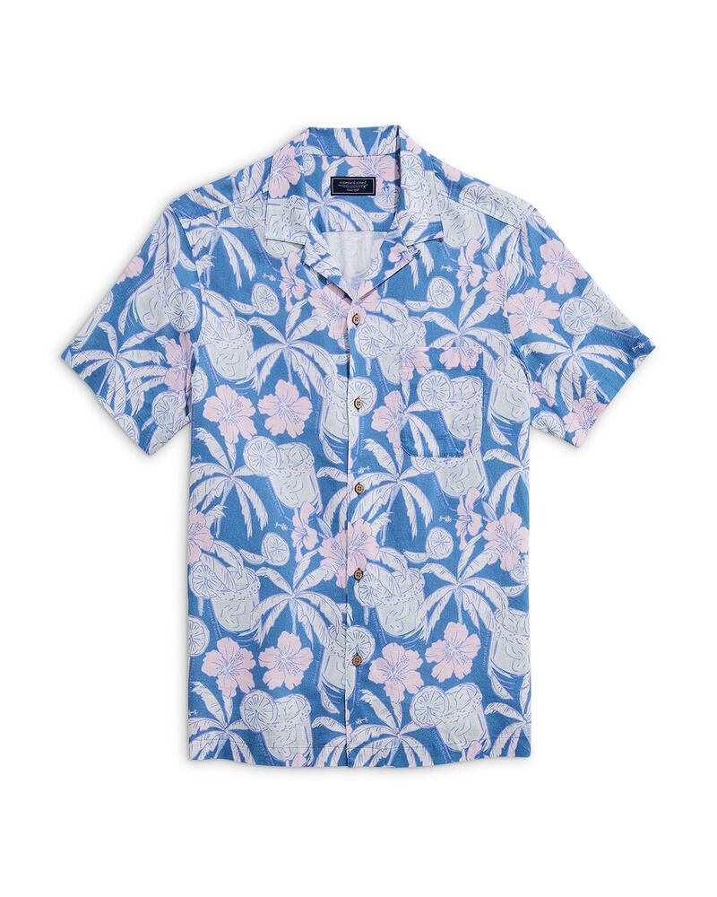 ヴァインヤードヴァインズ メンズ トップス シャツ リラックスフィット フラワー柄 フラワー Vineyard Vines Relaxed Fit Floral Shirt Coastline｜ReVida 店