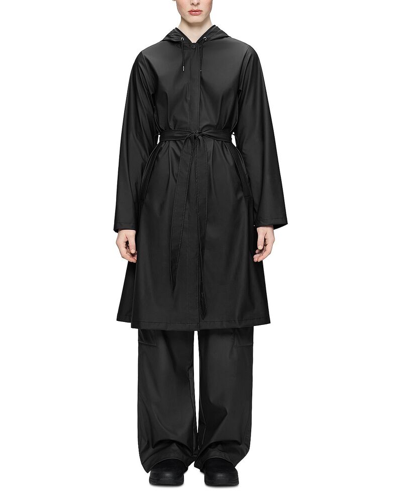 レインズ レディース アウター ジャケット・ブルゾン A ライン Rains A Line Waterproof Jacket Black ブラック｜ReVida 店