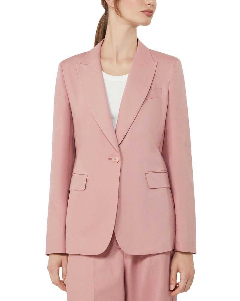 土日 マックスマーラ レディース アウター 上衣・上衣 スポーツジャケット Weekend Max Mara Wkdorche Canvas Blazer Antique Rose