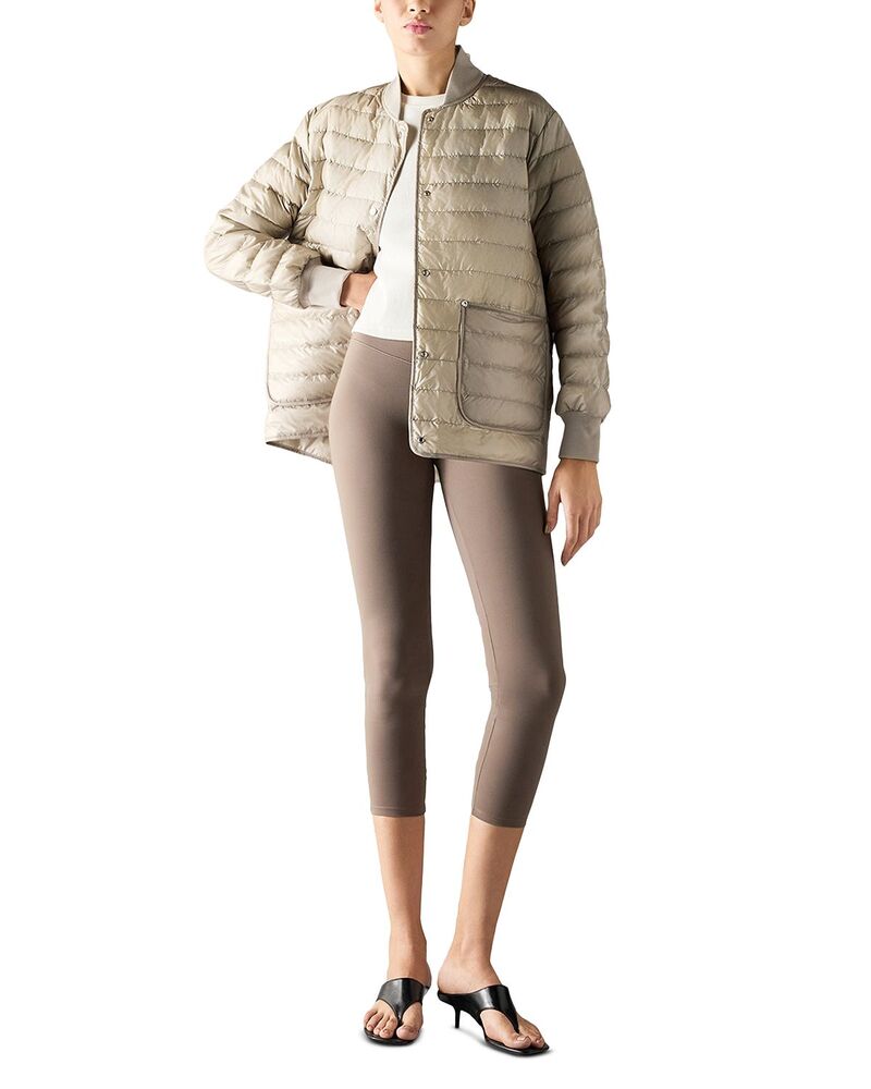 ムースナックル レディース アウター ジャケット・ブルゾン Moose Knuckles Transit Bomber Jacket Alabaster|ReVida 店