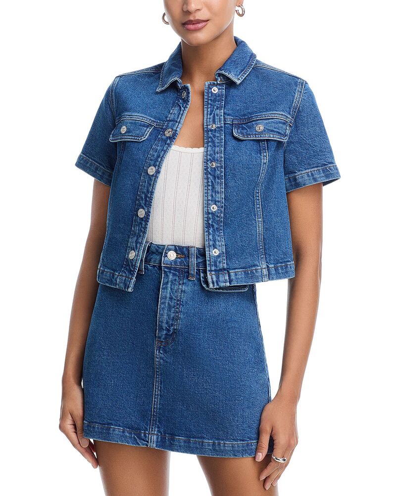ペイジ レディース アウター ジャケット・ブルゾン PAIGElly Jean Jacket Laguna｜ReVida 店
