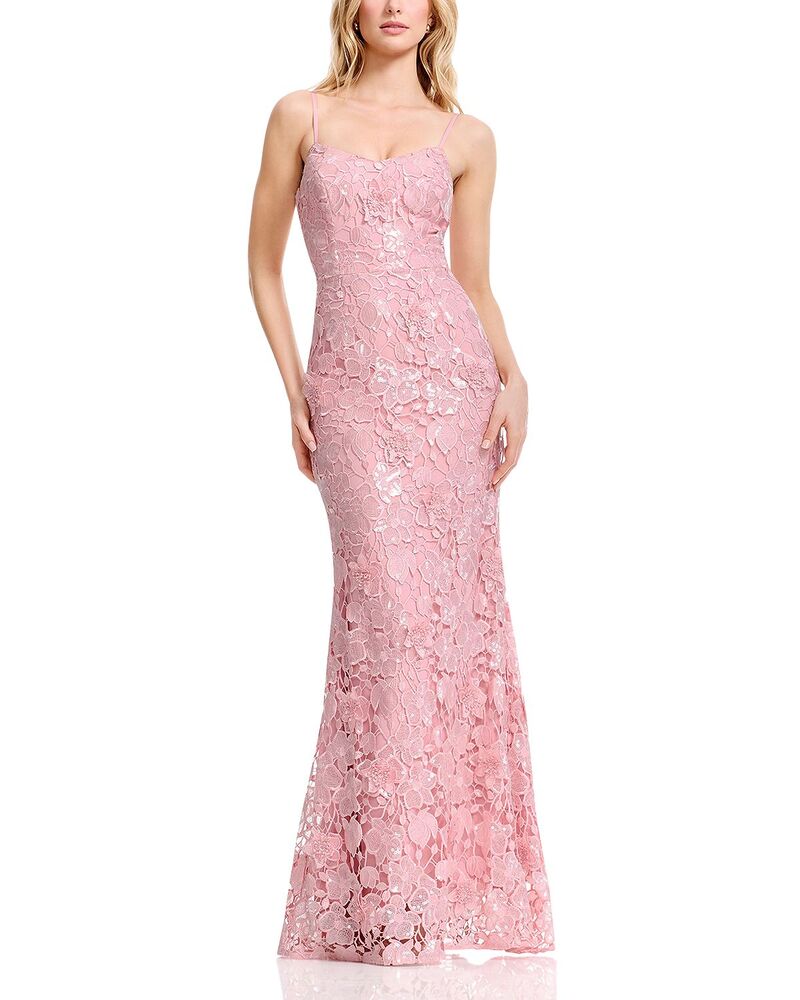 ドレスザポプレーション レディース トップス 衣装 スピード競技 Dress the Population Giovanna Lace Dress Blush 毛はらい