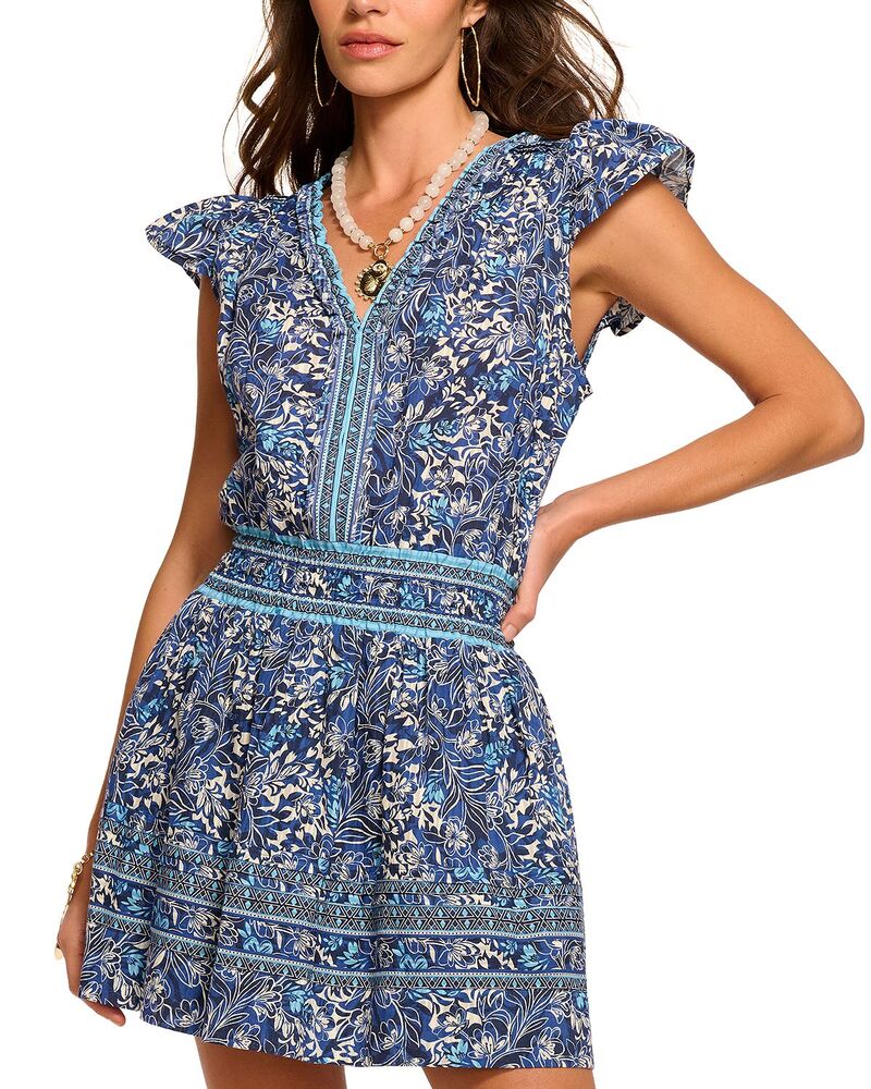 レイミー ブルック レディース トップス 衣装 刷り上げる Ramy Brook Tahlia Printedress Navy Floral 米国海軍