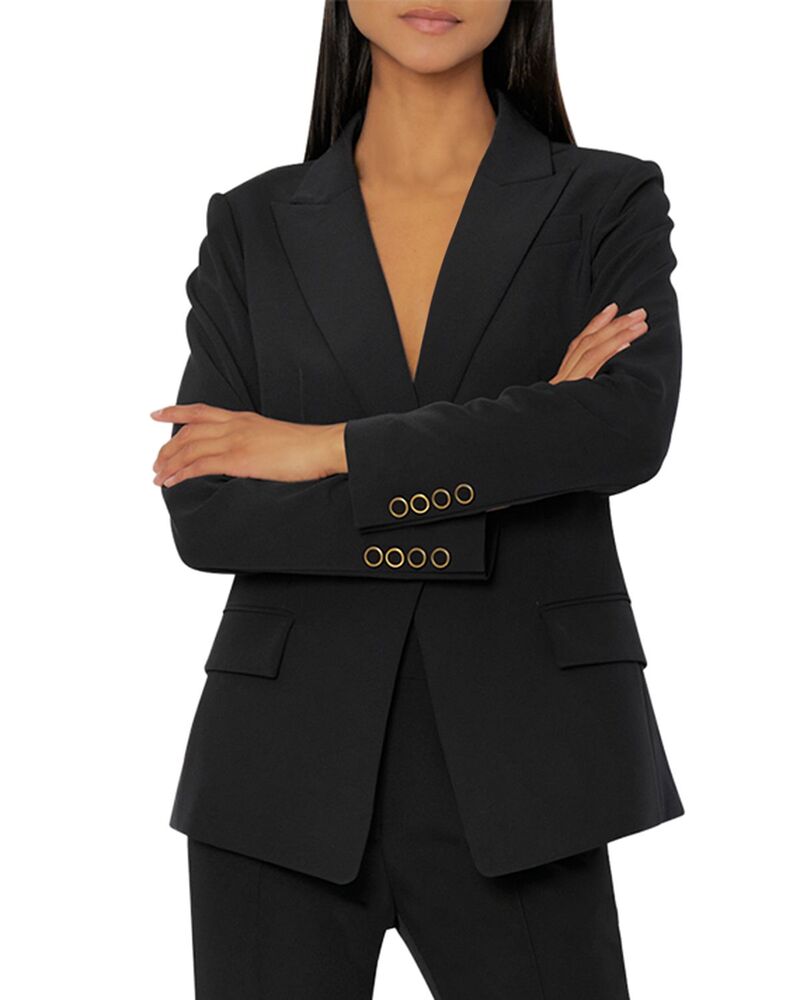 ミリー レディース アウター ジャケット・ブルゾン ブレザー MILLY Avery Cady Blazer Black ブラック｜ReVida 店