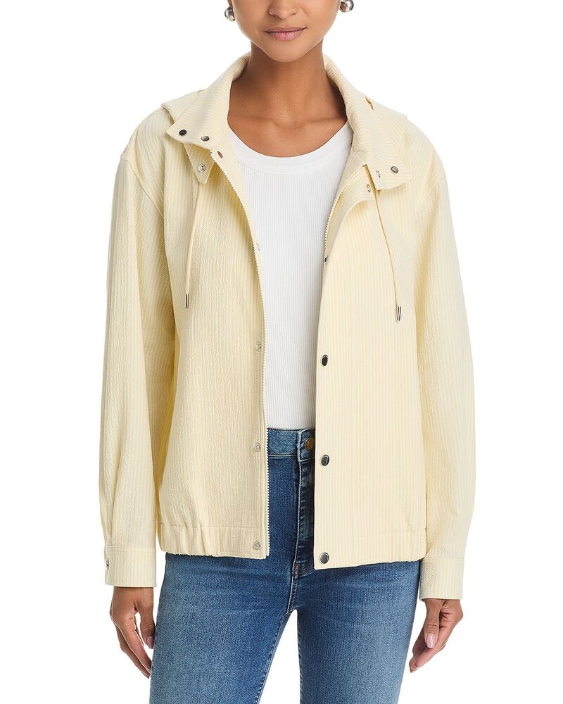 ひな形 レディース アウター 上衣・上衣 FRAME The Seersucker Track Jacket Lemon Multi マルチ色つや