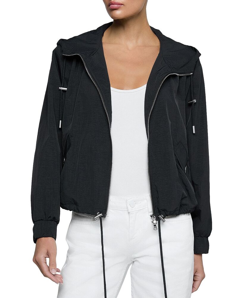ラジャンス レディース アウター 上衣・上衣 L\u0027AGENCE Miro Windbreaker Jacket Black 黒いこと