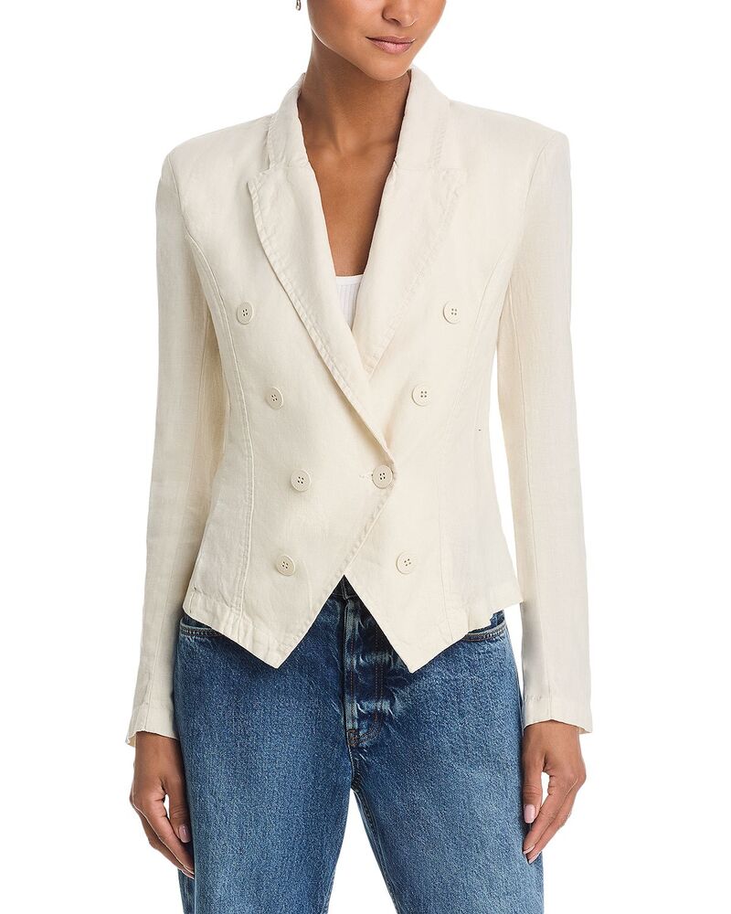 ラジャンス レディース アウター 上衣・上衣 ヴィンテージ ジーンズ スポーツジャケット L\u0027AGENCEmerson Structuredenim Blazer インチ Vintage White 白いこと