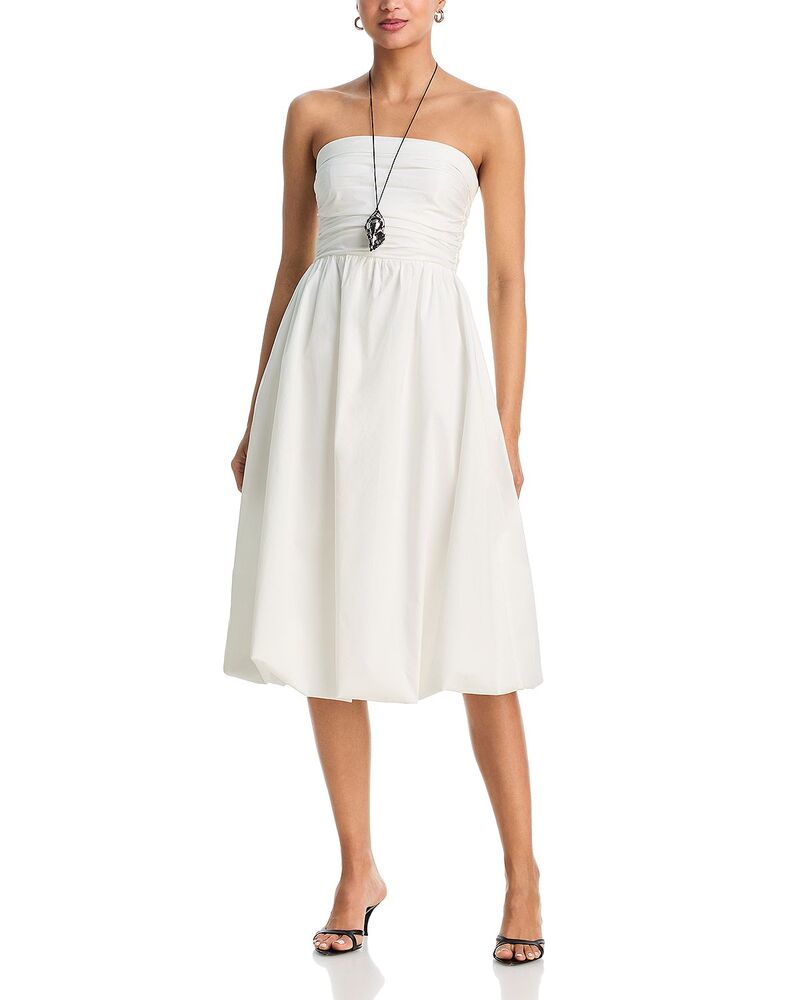 ワイフ レディース トップス ワンピース WAYF Katherine Bubble Hem Dress Ivory アイボリー｜ReVida 店