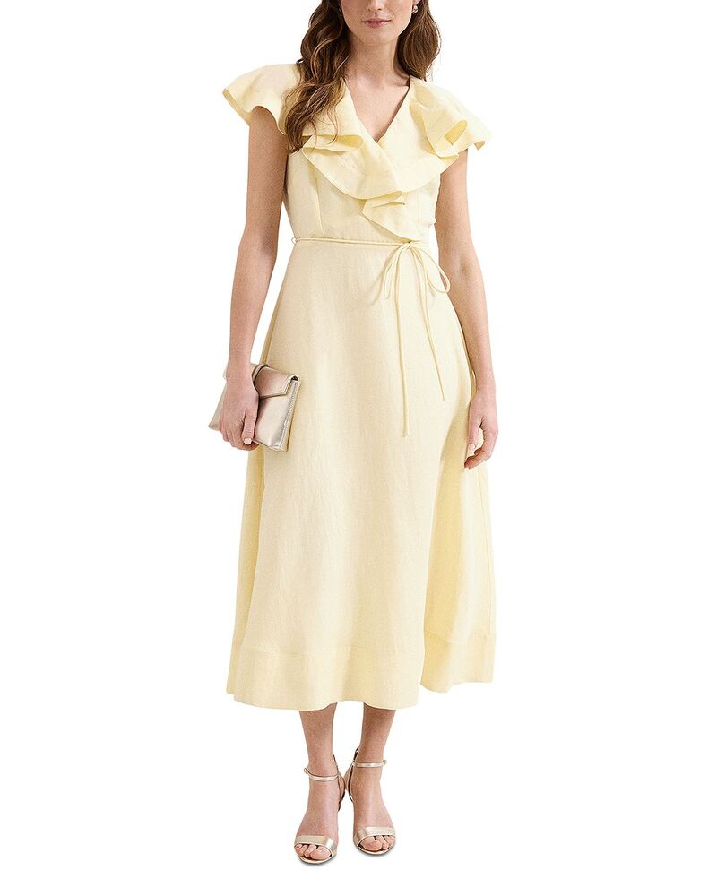 フェイズ・エイト レディース トップス ワンピース Phaseight Matilda Yellow Dress Pale Yellow イエロー|ReVida 店