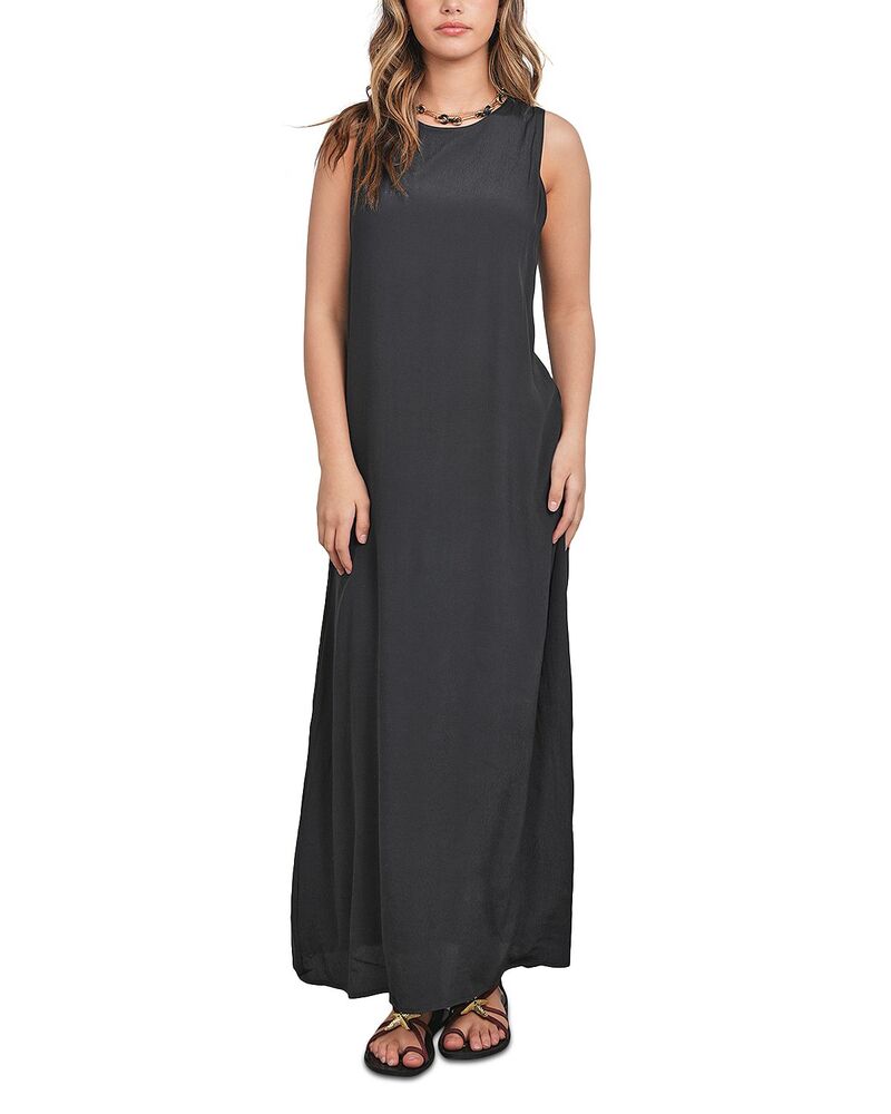 ポイント レディース トップス ワンピース ジョーゼット Point Georgette Column Dress Navy ネイビー｜ReVida 店 23,214円