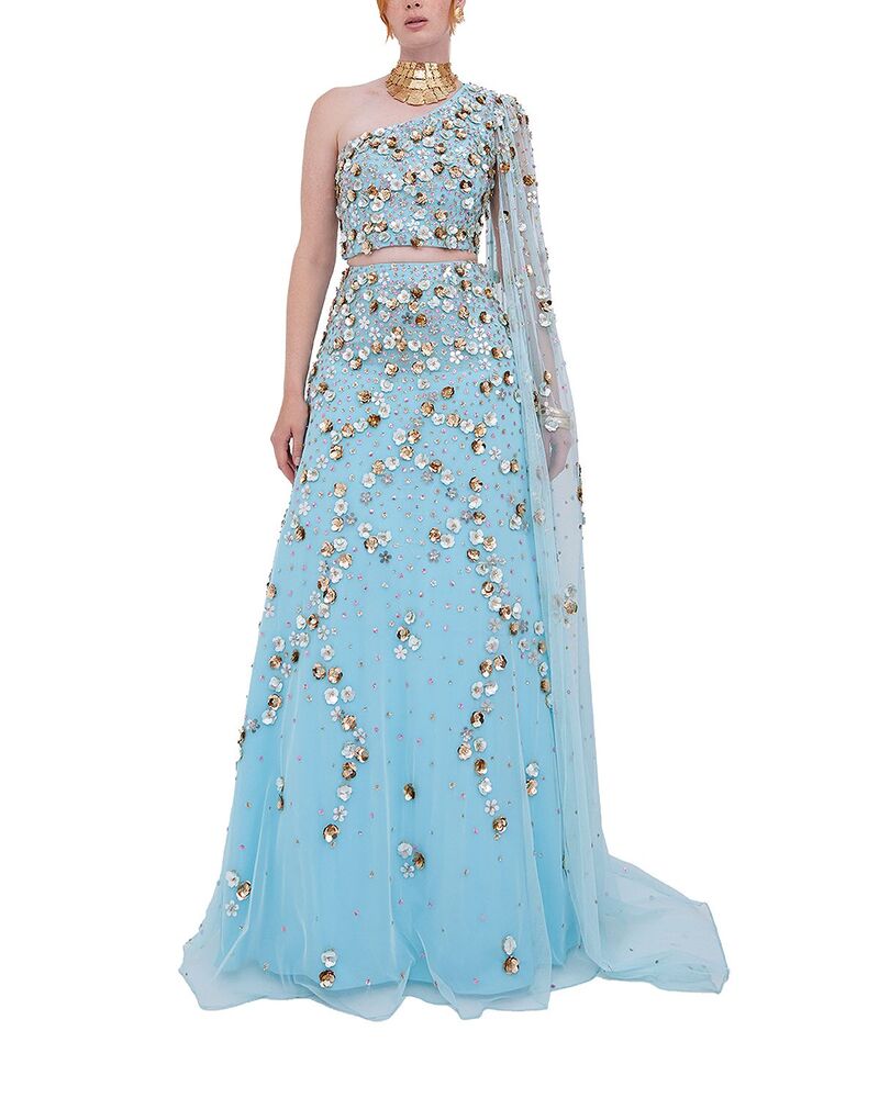 レシュマ レディース トップス 衣裳 Raishma Inaya Gown Blue 青碧