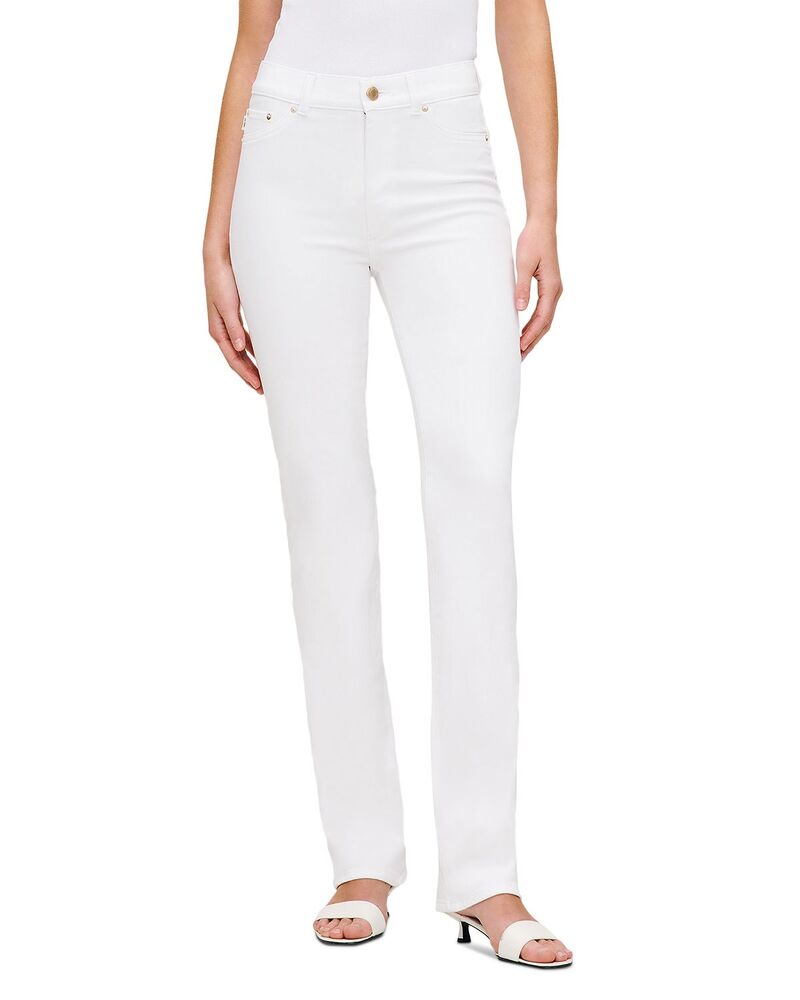 ディーエル 1961 レディース ボトムス デニムパンツ ジーンズ DL1961 Halle Straight High Rise Instasculpt Jeans White ホワイト|ReVida 店