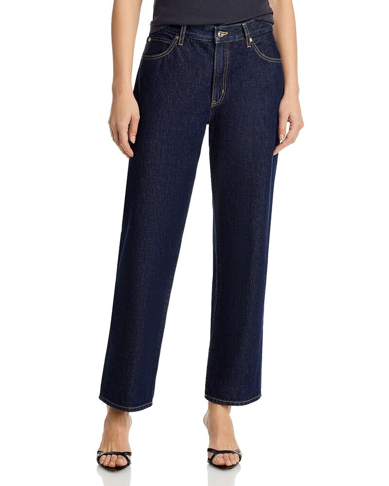 フレーム レディース ボトムス デニムパンツ ジーンズ FRAME The Hang Long Straight Jeans in Rinse|ReVida 店