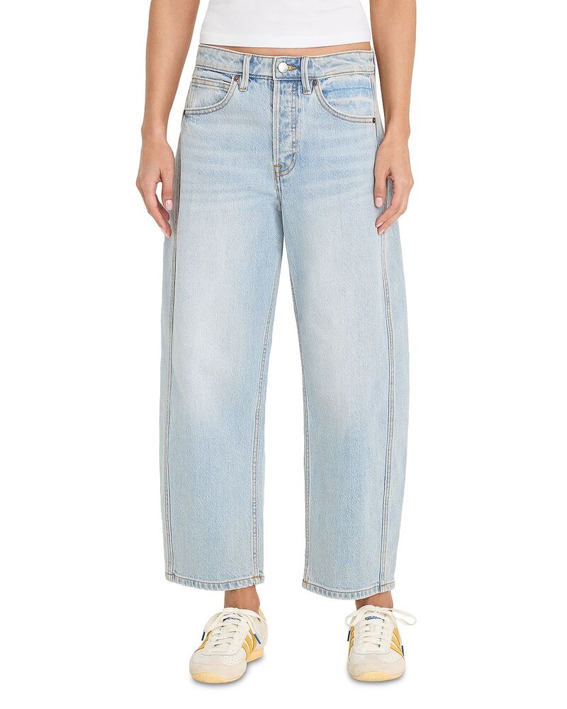 思わしいアメリカン レディース ボトムス ジーンズズボン下 ヴィンテージ アンクル デニム Good American Vintage High Rise Barrel Ankle Jeans indigo1351 Indigo1351 パンツ-ボトムス