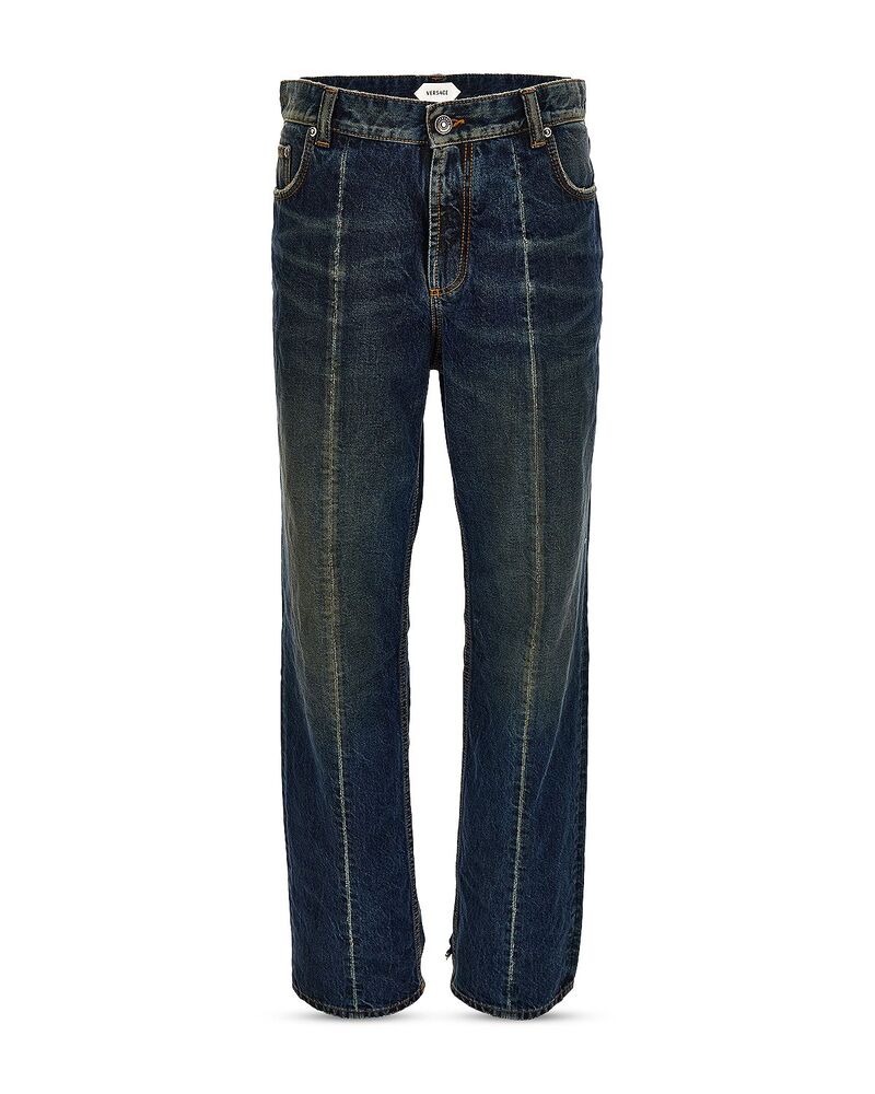 ヴェルサーチ レディース ボトムス ジーンズズボン下 ヴィンテージーンズ Versace Vintage Shibuya Jeans インチ Dirty Blue 青碧