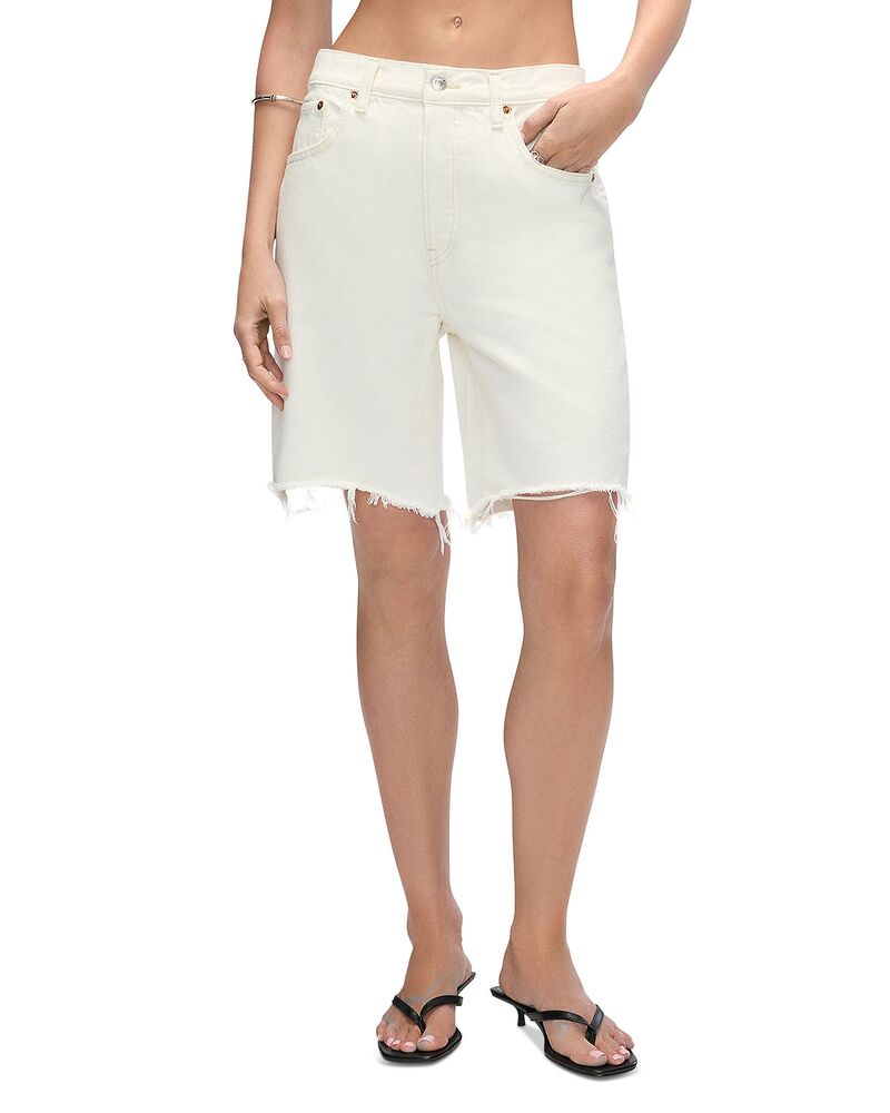 リダン レディース ボトムス 二分の一ズボン下・さる股引き 遊撃手ズボン下 RE/DONE 90s Comfy Mid Rise Jean Shorts インチ Crema