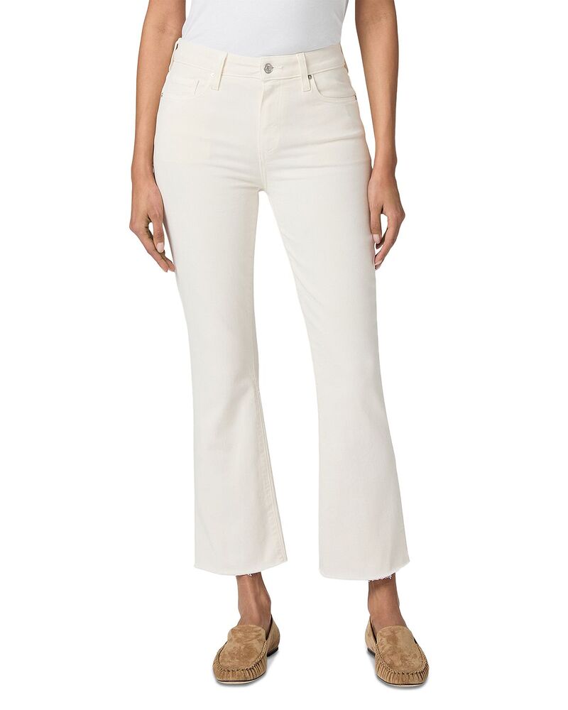 ページ レディース ボトムス ジーンズズボン下 ブーツとり捨てる ブーツ デニム PAIGE Mason Crop Mid Rise Bootcut Raw-Edge Jeans インチ Cream Cloud Cream Cloud 皮膚軟化剤