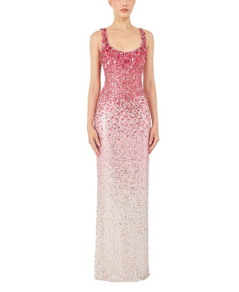 ジェニー・パッカム レディース トップス ワンピースパンコール マキシ Jenny Packham Decora Sequin-Embellished Maxi Dress Illusion|ReVida 店