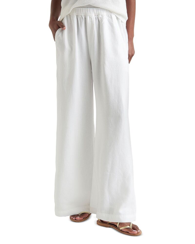 スプレンディット レディース ボトムス 心地好いズボン下 Splendid Angie Palazzo Pants White 白いこと