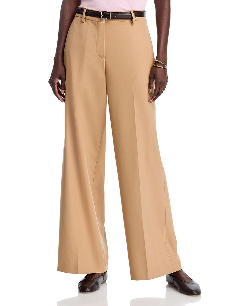 ファビアナ フィリッピ レディース ボトムス カジュアルパンツ ウール Fabiana Filippi Wool Blend Pants Medium Brown ブラウン|ReVida 店