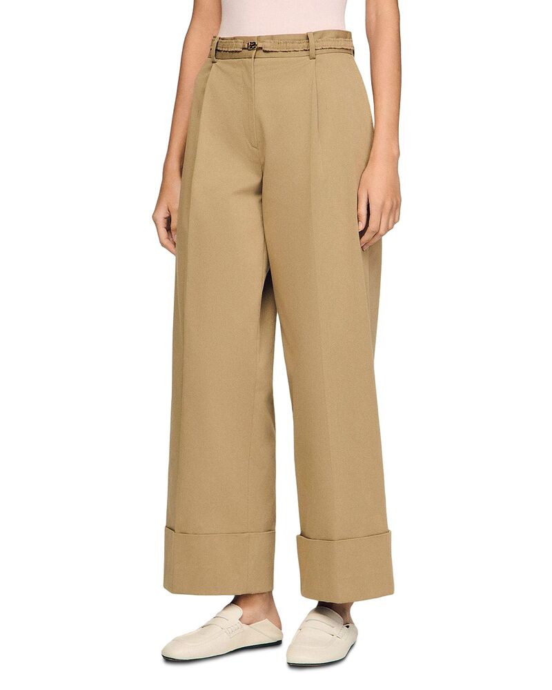 サンドロ レディース ボトムス カジュアルパンツ Sandro Suitrousers Beige ベージュ｜ReVida 店