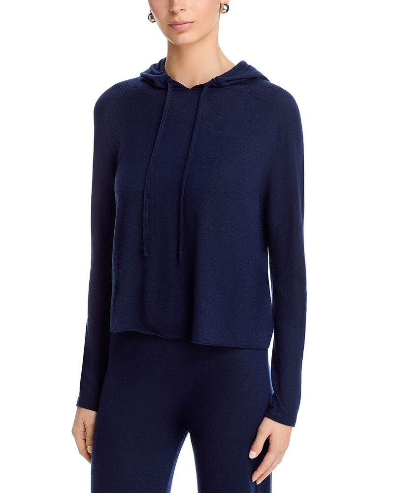 マジェスティック レディース アウター パーカー・スウェット Majestic Filatures Cashmere Hoodie Marine