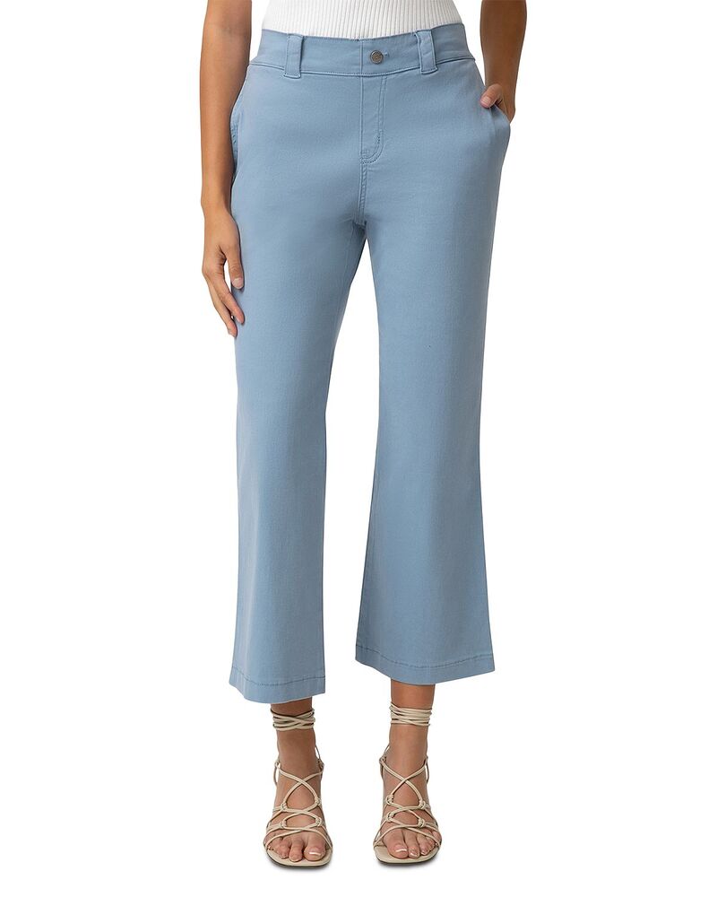 ヒュー レディース ボトムス カジュアルパンツ HUE Ultra Stretchino Pants Colony Blue ブルー|ReVida 店