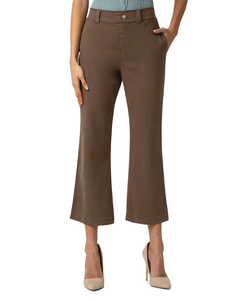 ヒュー レディース ボトムス カジュアルパンツ HUE Ultra Stretchino Pantshaved Chocolate チョコレート|ReVida 店