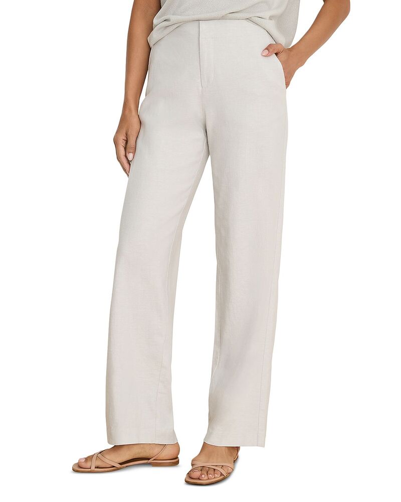 ニックプラスゾーイ レディース ボトムス カジュアルパンツ ワイドレッグ NIC+ZOE Lenox Wide Leg Stretch Pantsilver Wisp シルバー|ReVida 店