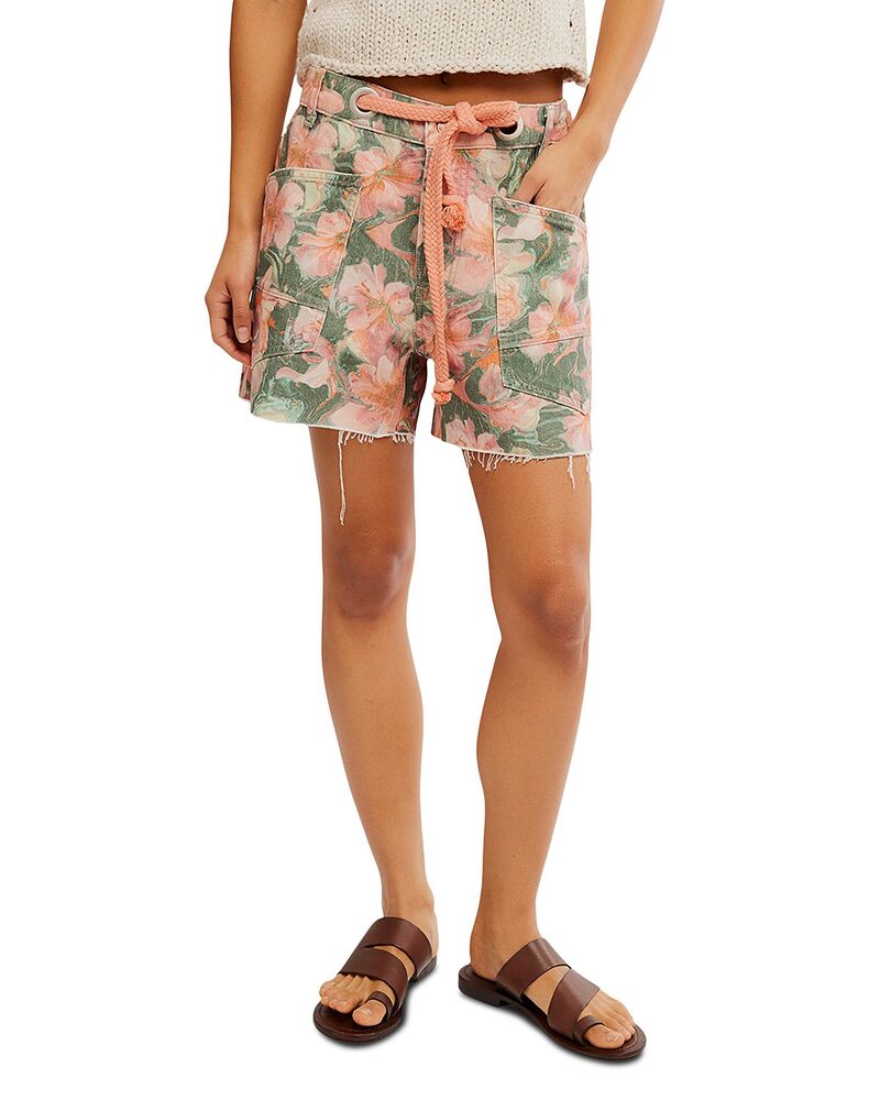 フリーピープル レディース ボトムス 二分の一ズボン下・さる股引き 遊撃手ズボン下 Free People Moxie Shorts Watermelon