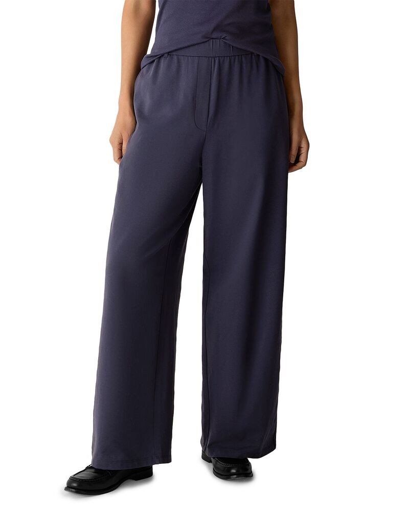 エイリーンフィッシャー レディース ボトムス カジュアルパンツ Eileen Fisher High Waisted Pants Ink｜ReVida 店