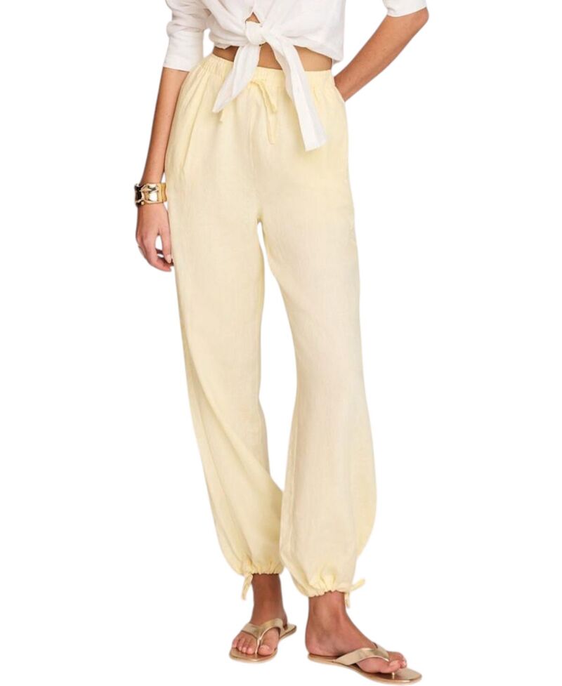 ミルトンベルベット レディース ボトムス 心地好いズボン下 リネン Mint Velvet Women\u0027s Linen Balloon Trousers Yellow 黄色