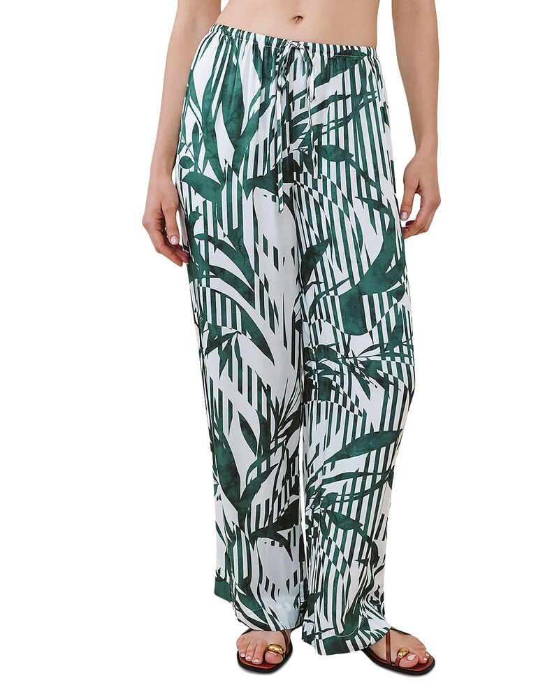 ベラダール レディース ボトムス 心地好いズボン下 ワイドレッグ Bella Dahl Wide Leg Pants Palm Paradise Print