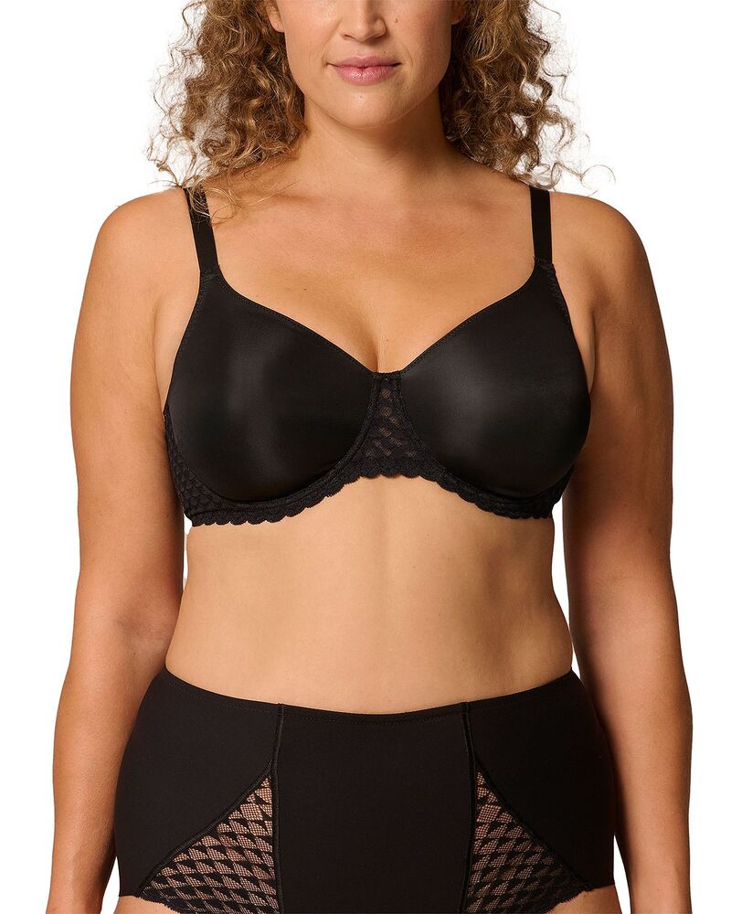 シモーヌペレール レディース アンダーウェア ブラジャー ミニ Simone Perele Subtile Minimizer Bra Black ブラック｜ReVida 店