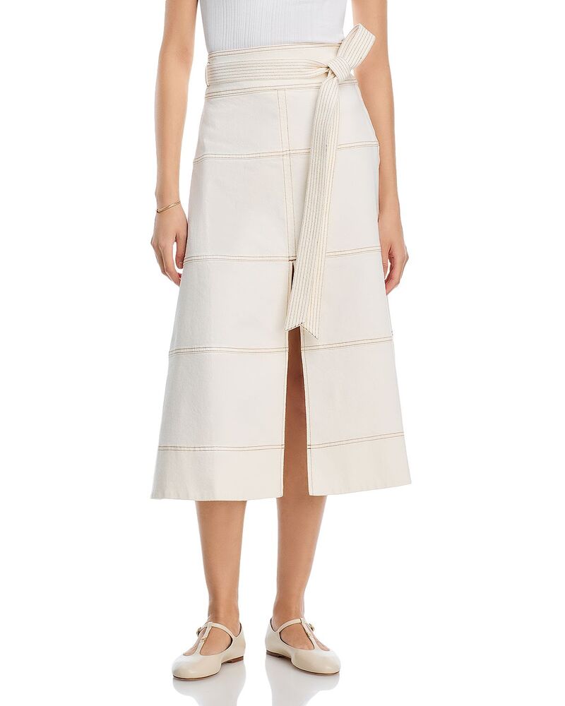 タニアテイラー レディース 下つ方スコート Tanya Taylor Hudson Skirt Chalk 車輪止め レディースファッション-ボトムス-スカート