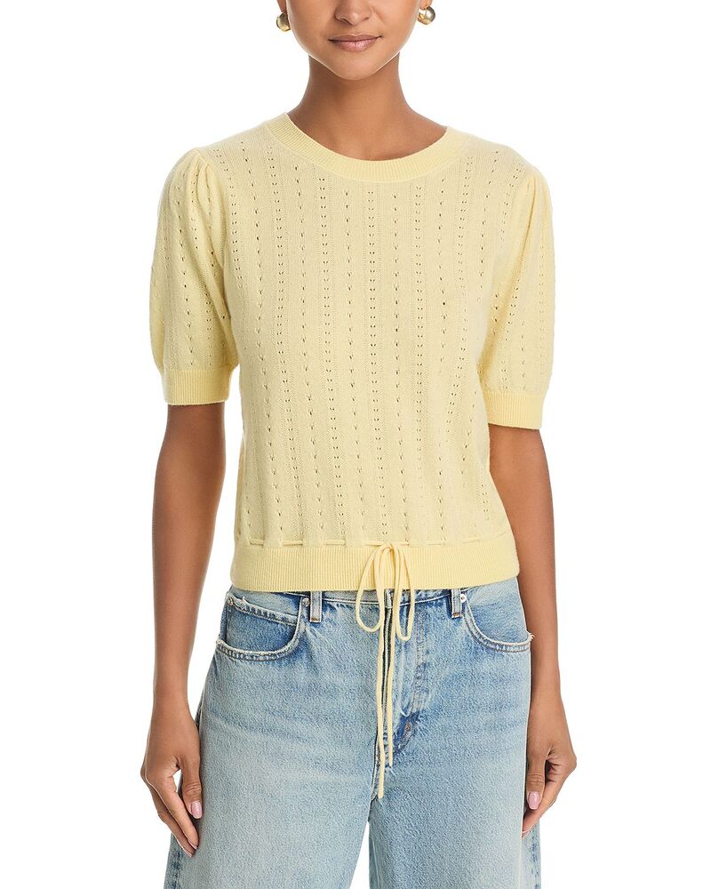 フレーム レディース アウター ニット・セーター FRAME The Cashmere Charm Sweater Canary｜ReVida 店 73,590円