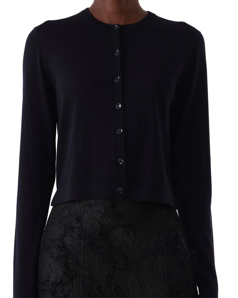 ジェイソン ウー レディース アウター 編み物・スウェーター 羊毛 ジレー Jason Wu Collection Wool Cardiganavy 米国海軍