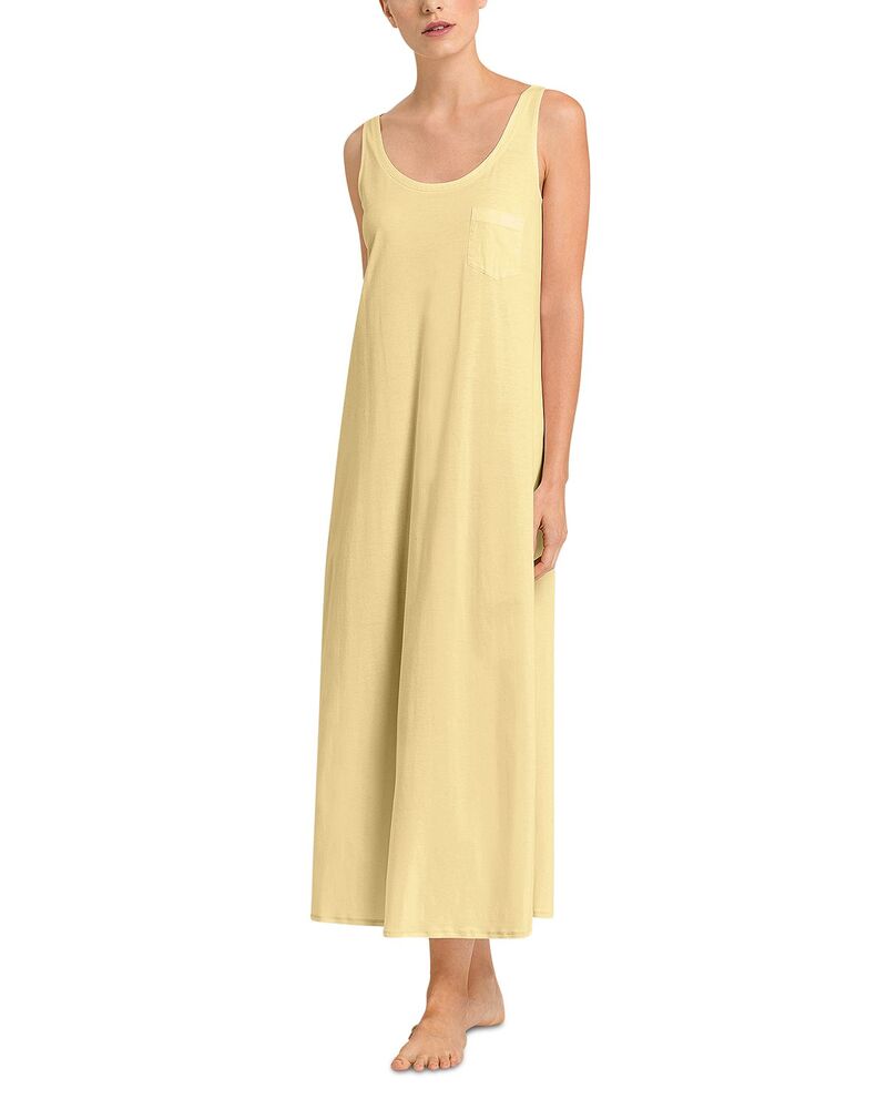 ハンロ レディース トップス 貯蔵タンクとっ始め 綿織物 Hanro Cotton Deluxe Tank Nightgown Vanilla Highlight